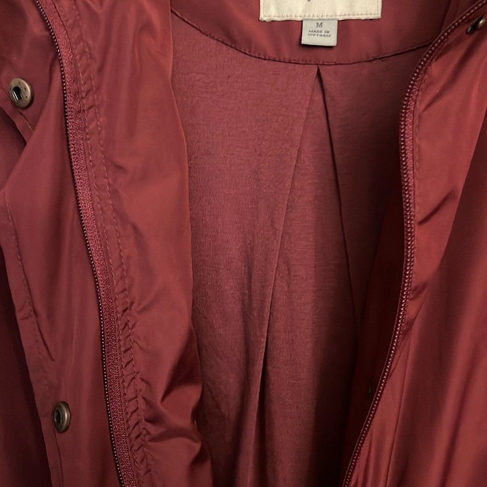 a new day Target lined hooded water-resistant coat size M women’s EUC - Picture 7 of 7